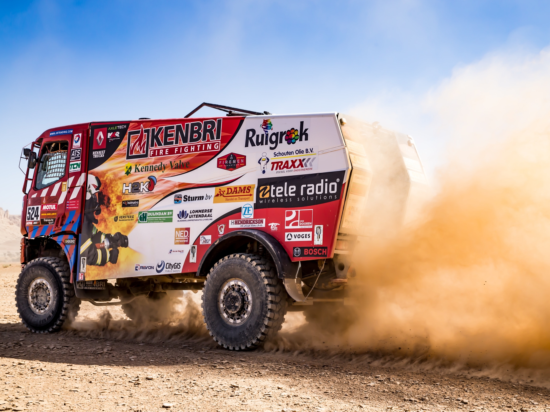 Trucks der Rallye Dakar